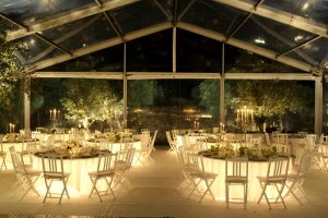 tenda transparente casamento